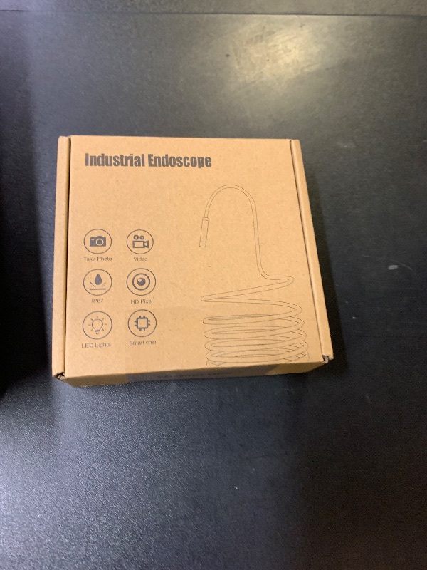 Photo 1 of [Dual-Lens] Endoscope Camera with Light, 1920P HD Borescope with 8+1 Adjustable LED Lights, IP67 Waterproof Inspection Camera 16.5FT Semi-Rigid Snake Cord for iOS & Android (2 Interface)
