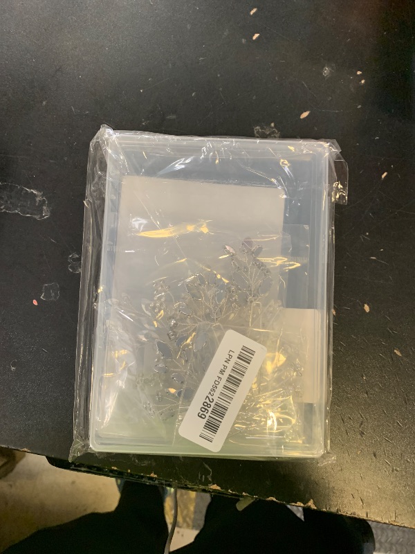 Photo 1 of 10 pcs Bride Hair Pins Rhinestone Bridal Hair Piece for Women Crystal Hair Accessories for Bride Bridesmaids Flower Girls(Silver)