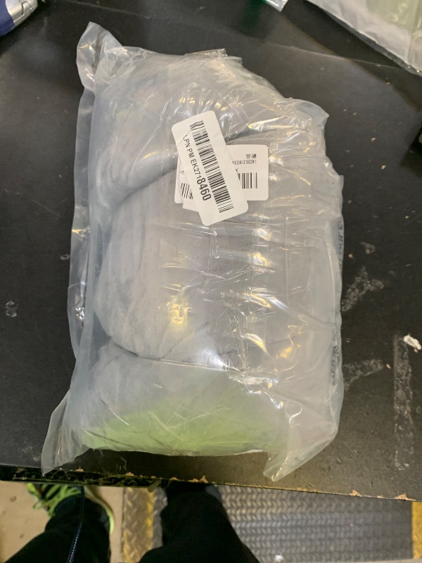 Photo 1 of 1 MIDDLE ONE Round Cylinder Bolster Pillow with Removable Velvet Cover, Tube Roll Cervical Pillow for Head, Neck, Back and Legs Support, 13" x 6", Grey