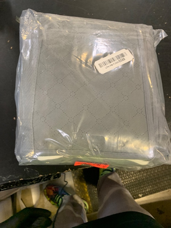 Photo 1 of 105L Extra Large Storage Bags for Blankets, King Comforters, Bedding, Clothes, Pillows, Sheets - Closet Organizers and Storage with 4 Handles & Clear Window, Foldable & Breathable (Grey, 3pack)