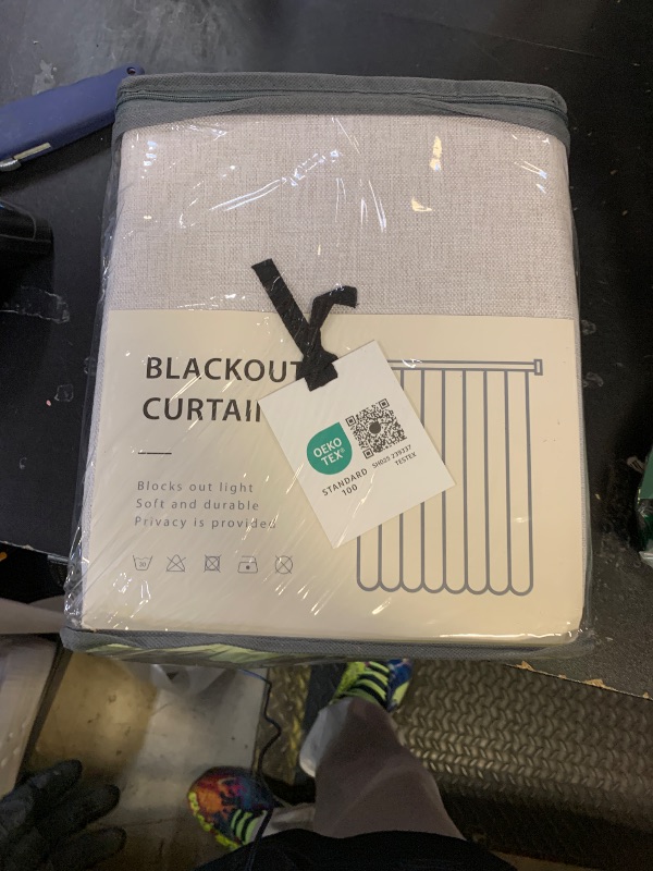 Photo 1 of 100% Blackout Shield Full Blackout Curtains for Bedroom 84 inch Length 2 Panels SetLPNPMFD9332362