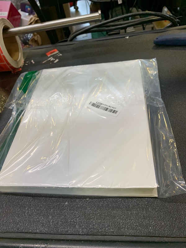 Photo 1 of 1" X 1" Square Printable Labels for Inkjet and Laser Printers - 100 Sheets, 6300 Matte White Custom Labels for Price Tags, QR Code Stickers, and Barcodes - Spartan Industrial Template S001