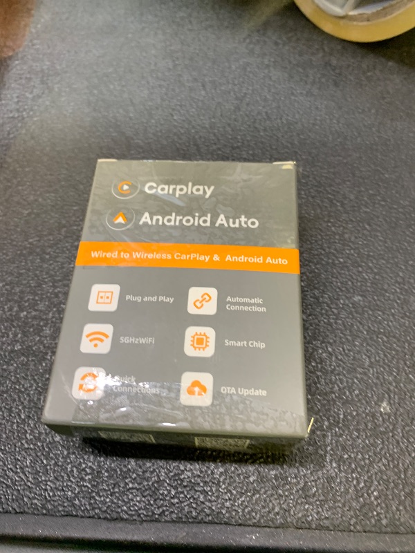 Photo 1 of ?2026 Upgarded? Wireless CarPlay Adapter for iPhone, Mini USB Design for Cars with Wired CarPlay, Fast Connection,5.8GHz WiFi,No Delay, Compatible with iOS 10+ & iPhone 6+, USB/Type C,Plug and Play