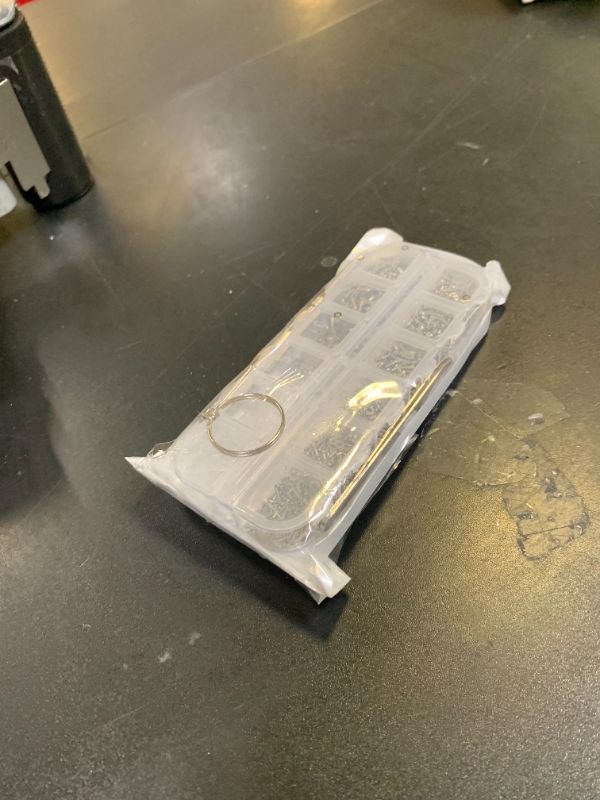 Photo 1 of 1100Pcs Eyeglasses Repair Kit, Tiny Sunglasses Screws, Glasses Screws and 5 Pairs Nose Pads with Micro Screwdriver Tweezer for Watch Clock Spectacle Eye Glass Repair