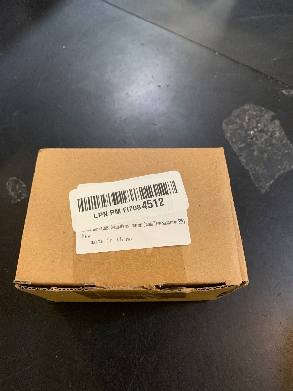 Photo 1 of [Timer] Christmas String Lights Decorations Snowman Tree Santa Christmas Lights Battery Operated,10FT Novelty Xmas Fairy Lights for Indoor Outdoor Tree Decorations (Mini Santa Tree Snowman Elk)