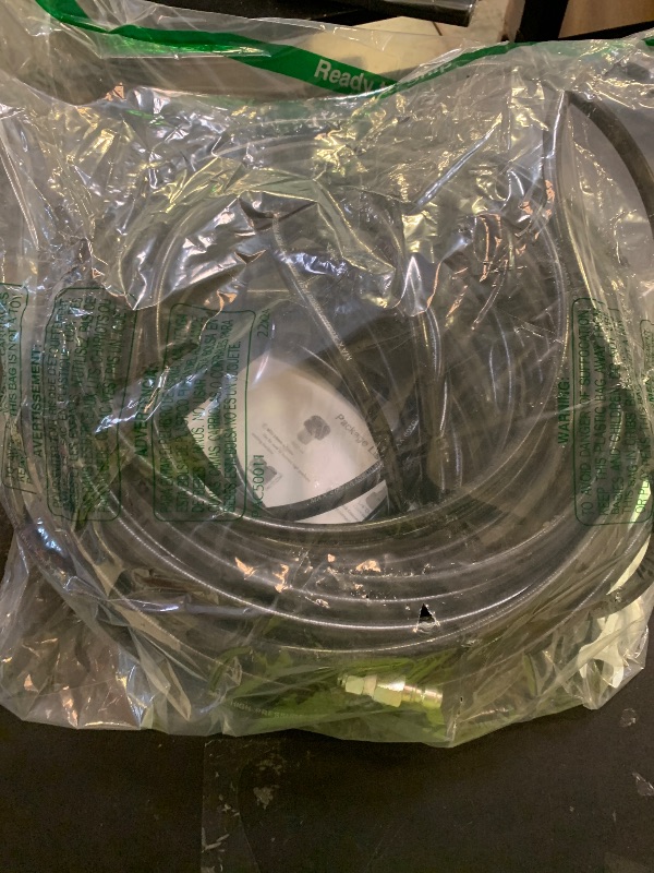 Photo 1 of 100FT Sewer Jetter Kit for Pressure Washer, 5800PSI Drain Cleaner Hose 1/4 Inch NPT Corner, Rotating Button Nose Sewer Jetting Drain Jetter Hose Nozzle Pearl Corsage Pin Spanners, Black