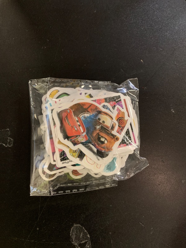 Photo 1 of 100PCS Disney Cartoon Movie Cars Stickers for Kids,Vinyl Waterproof Princess Decal for Water Bottle Laptop Toy Sticker for DIY Decorate Bumper Phone Hard Hat Kids Teens Gifts (CAR)