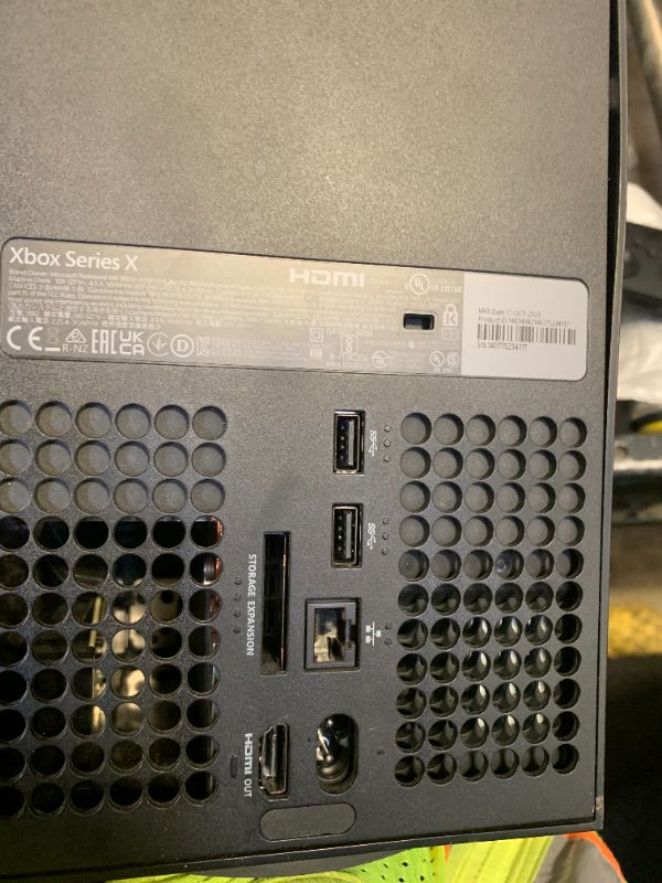 Photo 1 of *INCOMPLETE** Xbox Series X - Gaming Console - 1TB SSD - Includes Wireless Controller - 4K Gaming - 120FPS - Carbon Black
