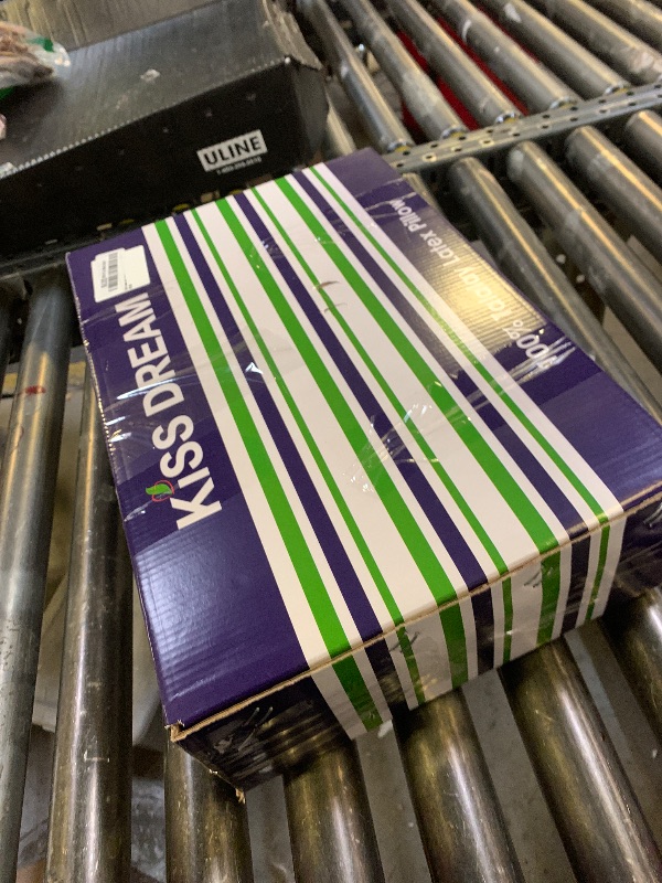 Photo 1 of 100% Talalay Latex Pillow Bed Pillow for Sleeping, Extra Soft Natural Latex Sleeping Pillow for Back, Stomach or Side Sleepers, Removable Breathable Cotton Cover - High Elasticity (Standard)