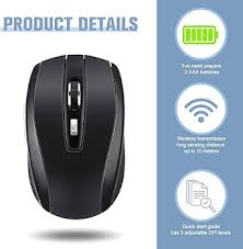 Photo 1 of Pack Wireless Mouse for Laptop 1200dpi Wireless Computer Mouse Bulk with 6 Buttons Included USB Receiver Compatible for Windows, Pc, Computer