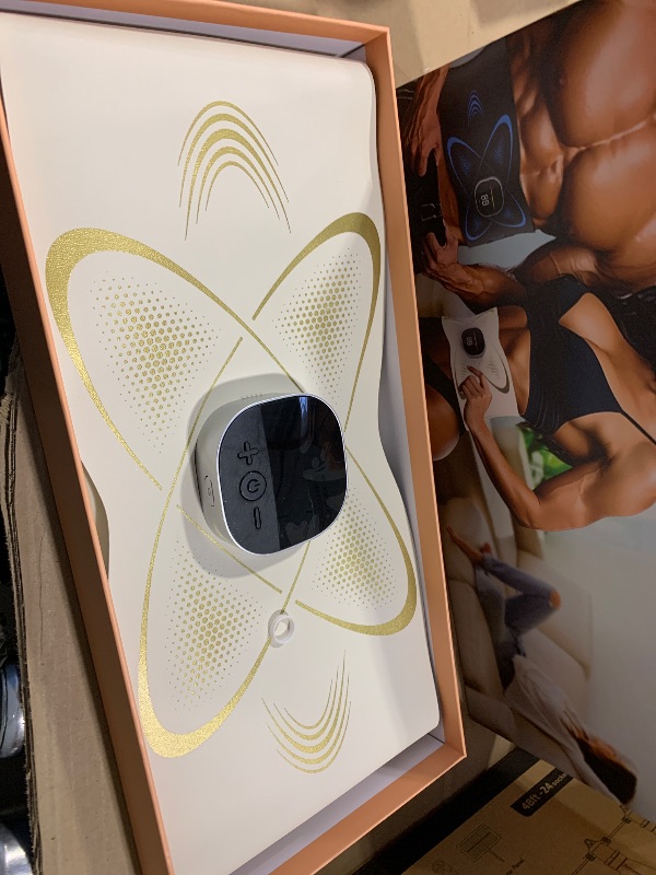 Photo 1 of Abs Stimulator Abdominal, ab Belt Muscle Stimulator with Heat for Belly Fat Loss, Stomach Cellulite Melting, Postpartum Care Smooth & Firming, Lower Back Massager for Pain Relief Women Men Gifts