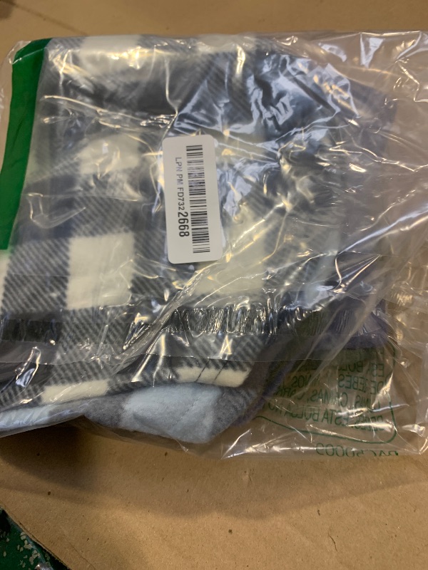 Photo 1 of 4 Pieces Winter Fabric Dog Sweater with Leash Ring Soft Fleece Vest Dog Clothes Plaid Camouflage Warm Puppy Jacket Pullover Clothes for Small Cat Puppy Chihuahua(L)