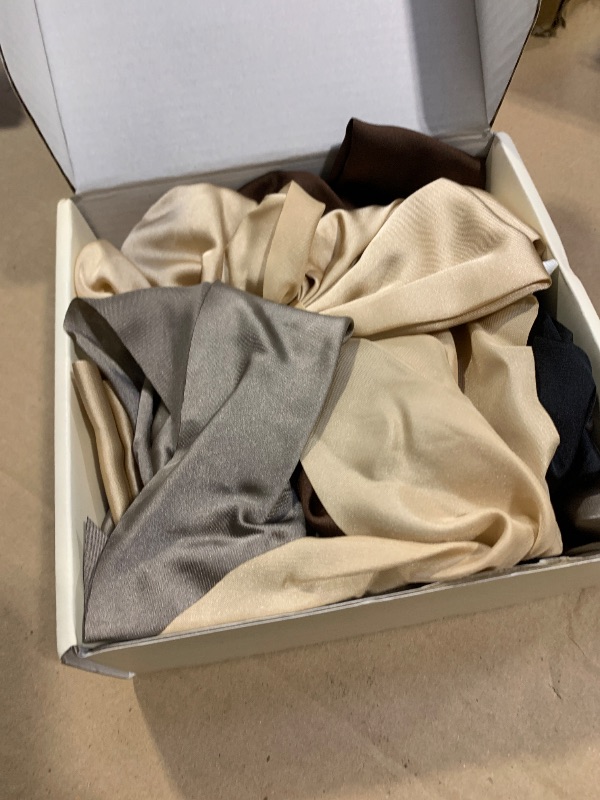 Photo 1 of 6 PCS Hair Bows for Women, Big Bow Hair Clips for Girls, Silky Satin Hair Bows Clips Oversized Long Tail, Large Hair Barrettes Cute Aesthetic Hair Accessories, Metal Bow Hair Clips Neutral Color