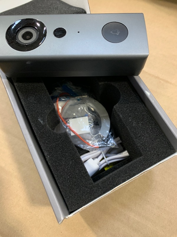 Photo 1 of 1080P WiFi Video Doorbell Camera,Work with Alexa, Google Home,Waterproof Camera with Motion Detection/Auto Light-up Chime/2-Way Audio, Night Vision Support 128G&Could Storage(Existing Wiring Required)