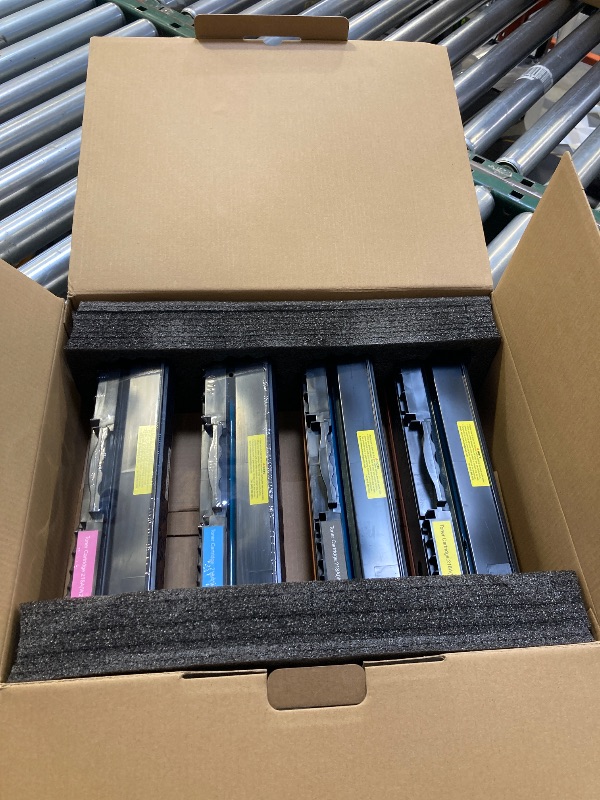 Photo 1 of 218A Toner Cartridges 4-Pack (Latest Upgraded Chip) Compatible Replacement for HP 218A 218X for Use in HP Color Pro 3201 3201dw Pro MFP 3301 3301cdw 3301fdw 3301sdw Printer W2180A W2180X Color Set