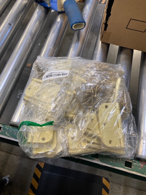 Photo 1 of AmzGod Door Hinges Satin Brass - 36 Pack Gold Door Hinges 3.5 Inch Rounded Interior Door Hinge with 5/8" Radius - 3 1/2 Inches Brushed Brass Hinges for Residential Standard Doors
