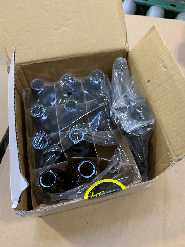 Photo 1 of 10pcs only Vivaplex Amber, 2 oz Glass Bottles, With Glass Eye Droppers