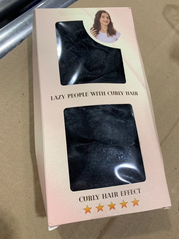 Photo 1 of 6 Pcs Set Heatless Hair Curler, Heatless Curls Headband, Overnight Curling Headband, Creates Beautiful Curls Without Damaging The Hair (Black)