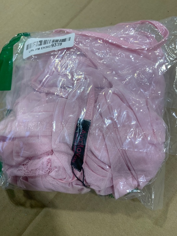 Photo 1 of Avidlove Women Plus Size Lingerie Lace Babydoll V Neck Sleepwear Strap Chemise Pink 4XL