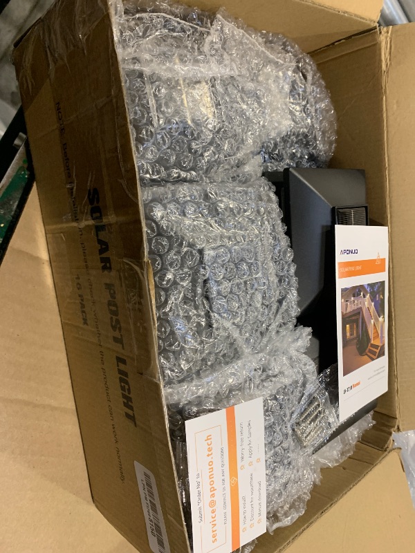 Photo 1 of APONUO Solar Deck Lights 16 Pack, Solar Lights Outdoor Waterproof Led Solar Step Lights for Outside Stairs,Fence,Backyard,Patio?Warm White?