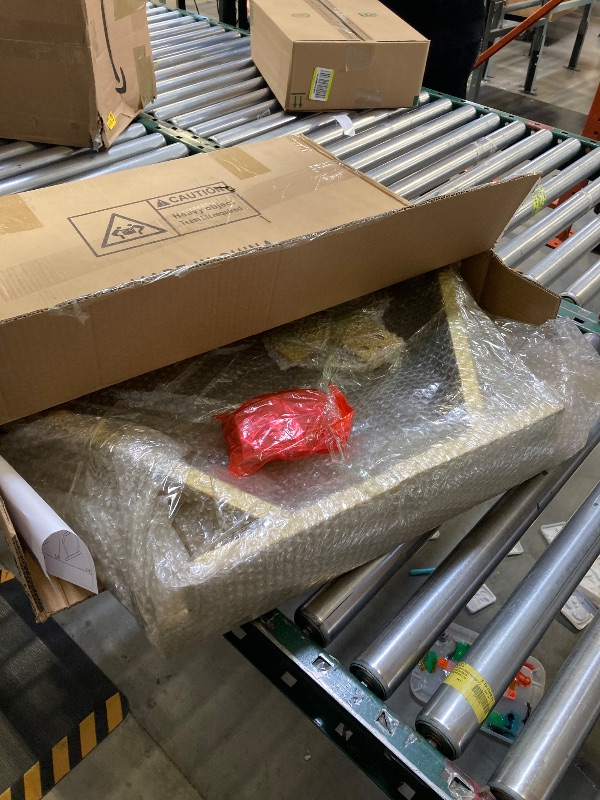 Photo 1 of Coffee Table Legs 16 inch, Metal Table Legs Diamond Shape Black Industrial Modern Bench Chair Base Furniture Legs Desk Leg (Gold)
