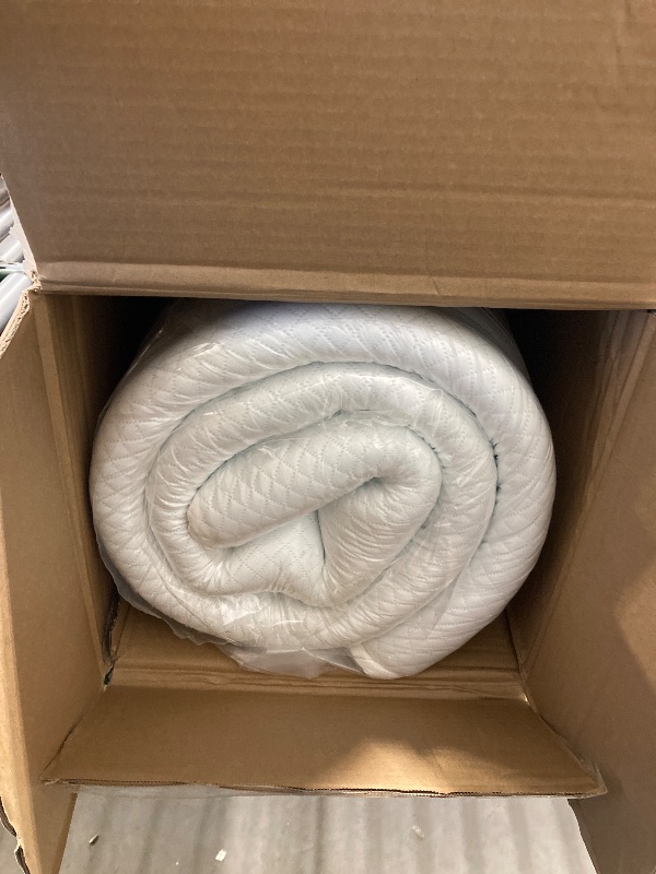 Photo 1 of 3 Inch Memory Foam Mattress Topper Queen Size, 2 Inch Cooling Egg Crate Gel Memory Foam Plus 1 Inch High Density Gel Bed Topper