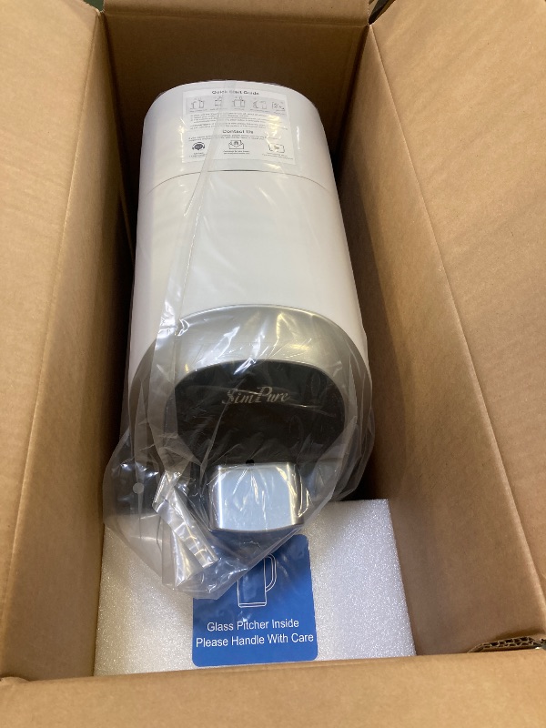 Photo 1 of SimPure Y7T-A Countertop Reverse Osmosis Water Filter, NSF/ANSI 58 Certified, 5 Stage RO Water Filtration System, Water Purifier for Home, No Installation, 4: 1 Pure to Drain, pH+ Balanced ALK Taste
