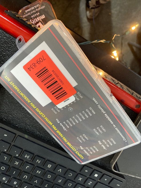 Photo 1 of Boatsea 122Pcs Cotter Pin Hair Pin Clevis Pin Assortment Kit,R Clips Retaining Hair Pins Assortment, Including Single Hole Clevis Pin&Split Cotter Pin&R Clip Hitch Pin for Trailer Latch, Zinc-Plated