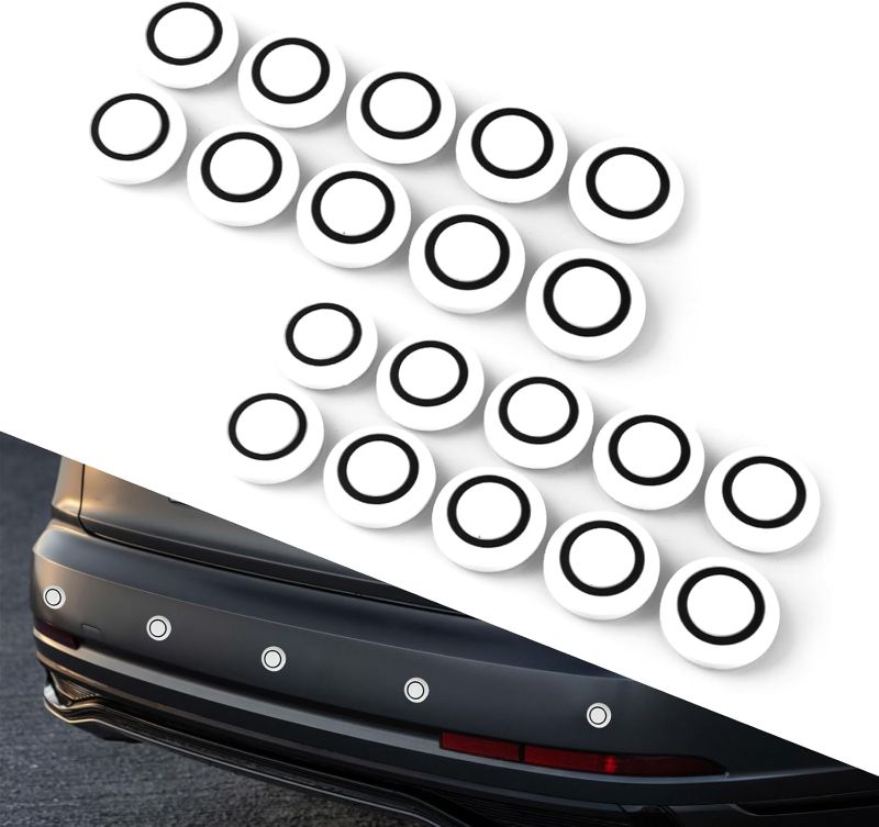 Photo 1 of 20 PCS Car Door Protector, Dot Anti-Collision Stickers, Vehicle Bumper Protector, Self Adhesive Car Bumper Pad, Car Door Shock Pad, Universal for Most Cars, Trucks, SUVs