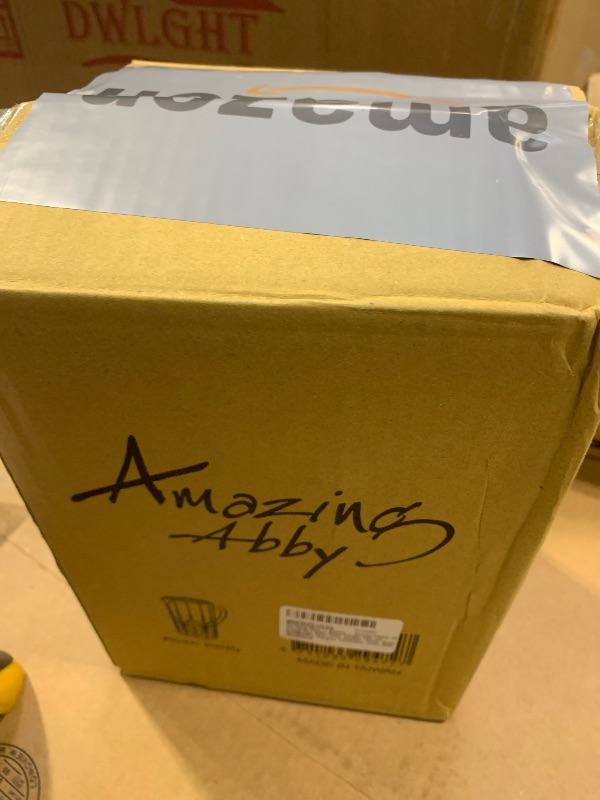 Photo 1 of Amazing Abby - Stately - Acrylic Pitcher (80 oz), Clear Plastic Water Pitcher with Lid, Fridge Jug, BPA-Free, Shatter-Proof, Great for Iced Tea, Sangria, Lemonade, Juice, Milk, and More