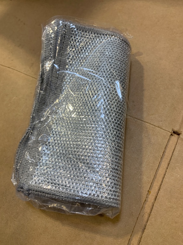 Photo 1 of AIDEA Non Scratch Wire Dishcloth Wire Dishwashing Rag for Wet and Dry, Washable Dish Rags No Odor, Cleaning Pads Steel Scrubber for Cookware, Sinks, Dishes, Stove Tops, 7"×8"