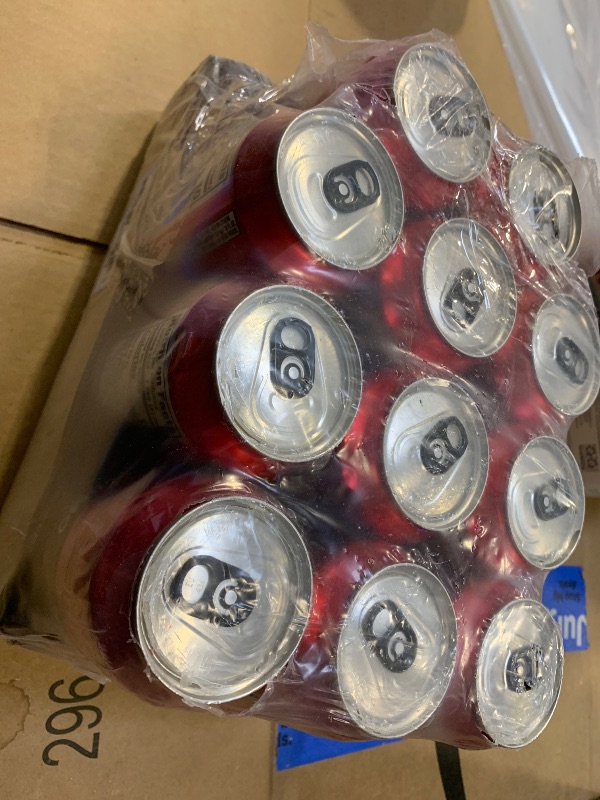 Photo 1 of 11pcs only exp date 05/2026-----Amazon Brand - Solimo Red Energy Drink, Sugar-Free, Vegan, Low-Calorie, 16 fl oz 