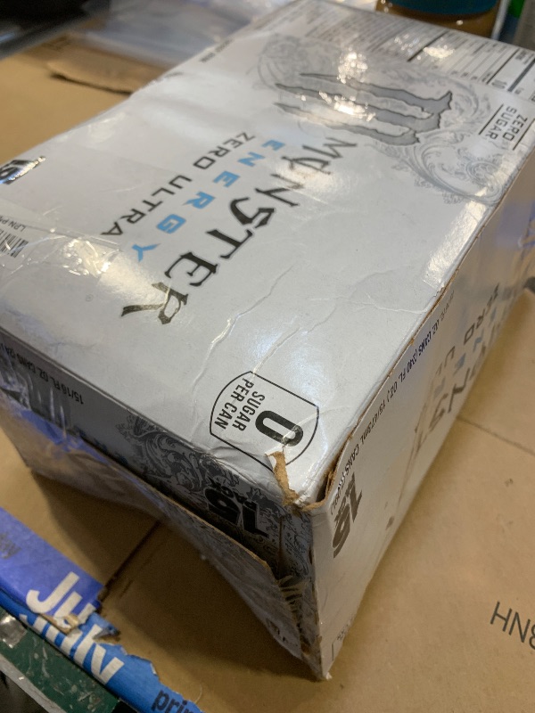 Photo 1 of 12pcs only exp date Monster Energy Zero Ultra, Sugar Free Energy Drink, 16 Ounce