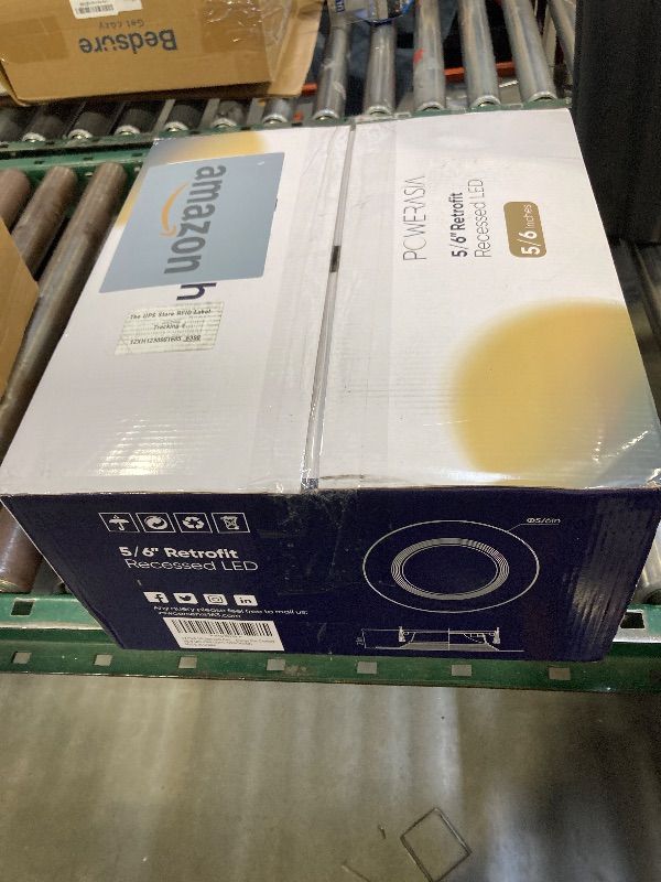 Photo 1 of POWERASIA 12 Pack 6 Inch 5CCT Dimmable LED Recessed Lights, Metal LED Retrofit Can Lights 12W=75W, 1200LM, Selectable 2700K-6000K, ETL and Energy Star Certified