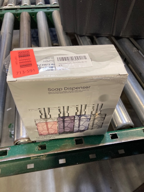 Photo 1 of 2 Pack Clear Rust Proof Soap Dispenser, Acrylic Plastic Hand Soap Lotion Dispenser Set for Bathroom&Kitchen