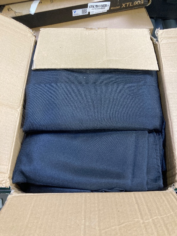 Photo 1 of Fitable Black Tablecloths for Rectangle Tables, 6 Pack - 70 x 120 Inches - Reusable and Washable Table Clothes for 6-8 Ft Tables, Polyester Fabric Table Covers for Wedding, Party, Banquet