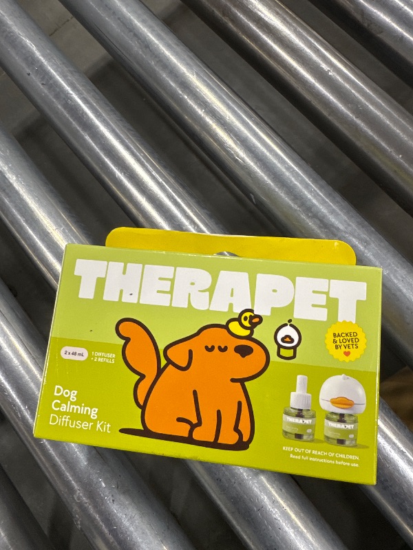 Photo 1 of TheraPet MD 60-Day Dog Calming Diffuser - for Stress, Destructive Behavior, Pee Accidents, Separation Anxiety, Barking, Aggression & Chewing - 60-Day Refill Included - Packaging May Vary