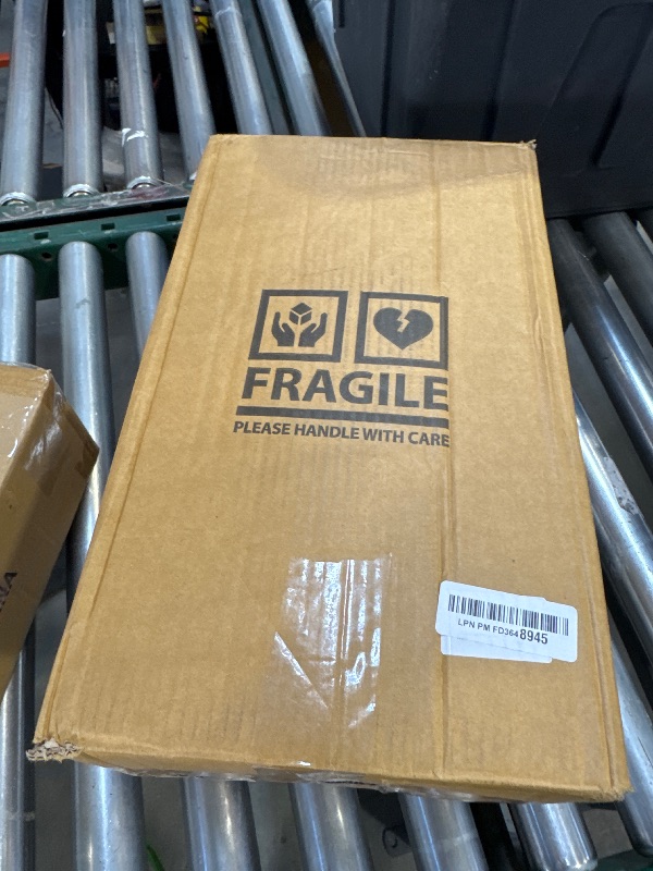 Photo 1 of 1.5 Gallon Glass Drink Dispenser with Stand – Large Beverage Dispenser with Stainless Steel Spigot, Chalkboard Tags & Marker – Glass Water Dispenser for Fridge, Parties, Weddings and Home Use,Silver