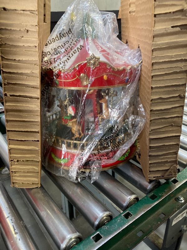 Photo 1 of Member's Mark Pre-Lit Animated Musical Carousel, 15", Hand-Painted