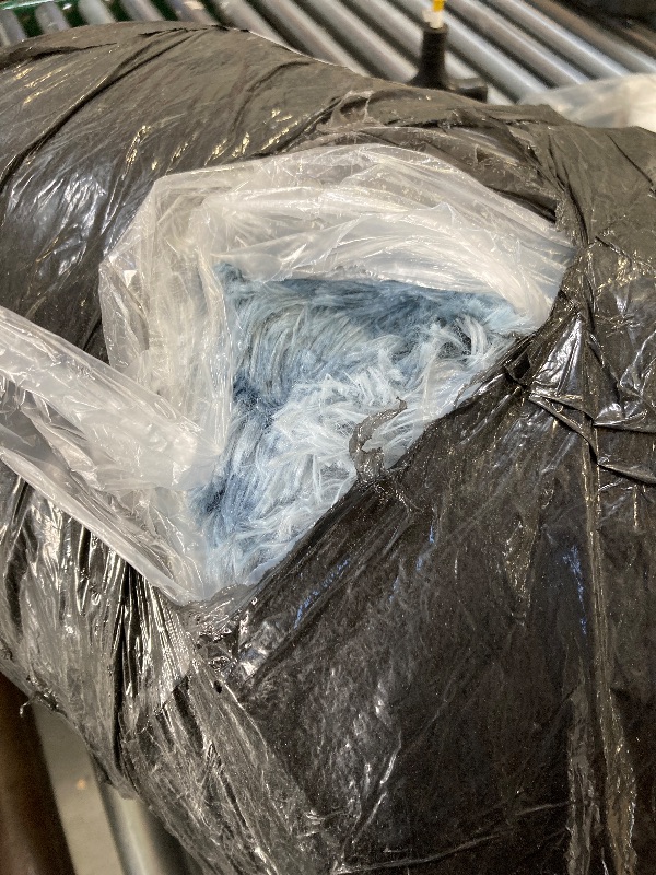 Photo 1 of Ailyei 10x14 Large Area Rugs for Living Room, Ultra Soft Tie-dye Blue Grey Fuzzy Rugs for Bedroom, Fluffy Shaggy Plush Carpet Girls Kids Room Dorm Upgrade Non-Slip