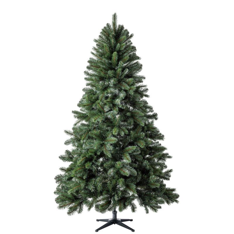 Photo 1 of 7.5' Donner Fir Green Artificial Christmas Tree, by Holiday Time
