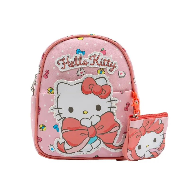 View 1 of Licensed Kids 10.5" Mini Backpack with Coin Purse, Hello Kitty