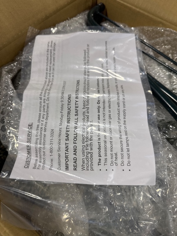 Photo 1 of 6.5' Pre-Lit Green Flocked Frisco Pine Artificial Christmas Tree with 250 Color-changing LED Lights, by Holiday Time