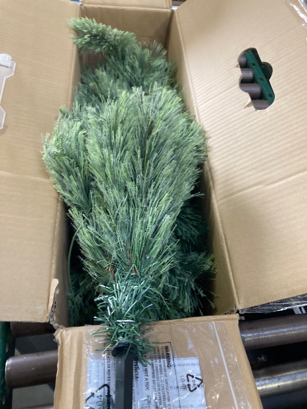 Photo 1 of 4' Pre-Lit Canadian Cashmere Artificial Christmas Tree with 50 Warm LED Lights and Stand, by Holiday Time