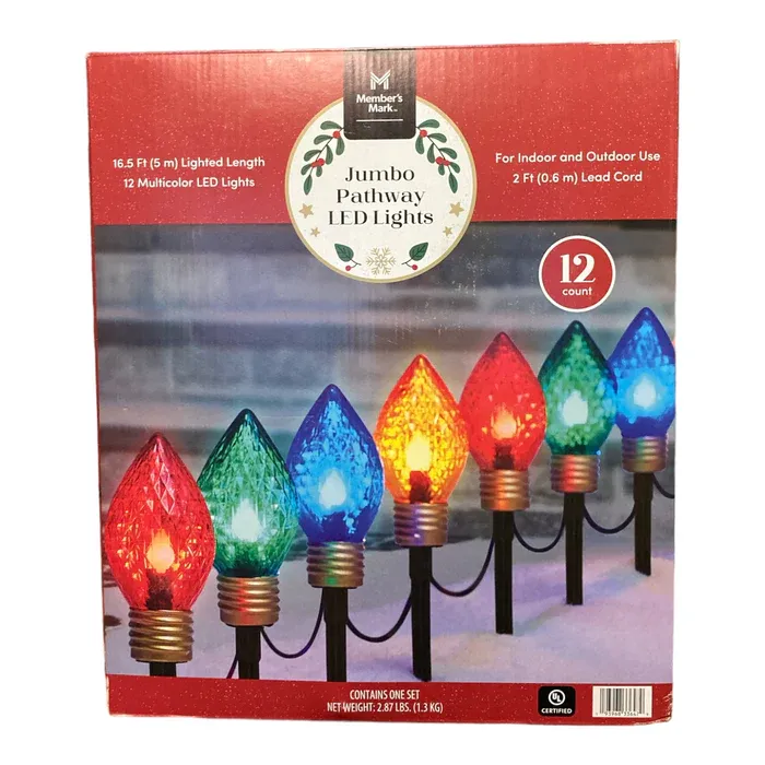 Photo 1 of Member's Mark Jumbo Pathway LED Lights, 12 Count
