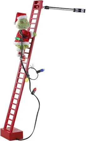 Photo 1 of 40" Animated Super Climbing Grinch Decoration
