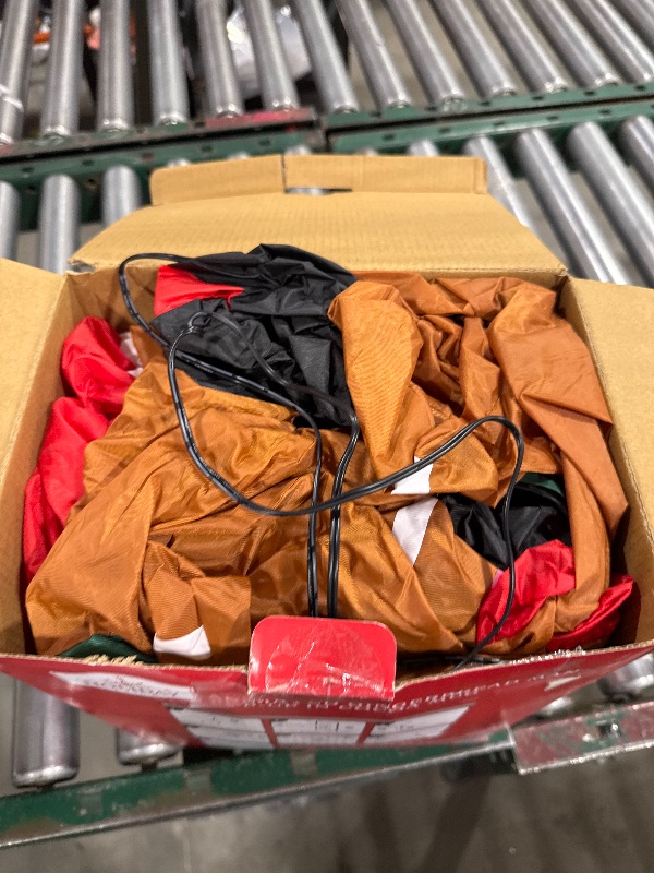 Photo 1 of 5.5 ft Animated Gingerbread Man in Cocoa Mug Christmas Airblown Yard Inflatable, Multicolor, by Holiday Time
