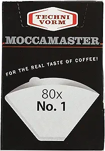 Photo 1 of Technivorm Moccamaster 85090 Cup-One Paper Filters, 80 count, White