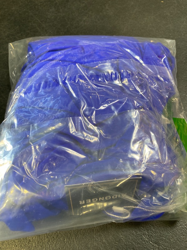 Photo 1 of Aidonger One Piece Swim Dress Swimsuits for Women Tummy Control Swimdress Skirt V Neck Bathing Suit Royal Blue - S