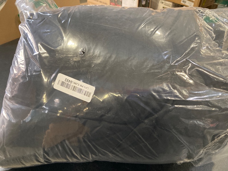 Photo 1 of Amazon Essentials Men's Mid-Length Hooded Puffer Coat (Available in Big & Tall), Black, 4X-Large Big Tall